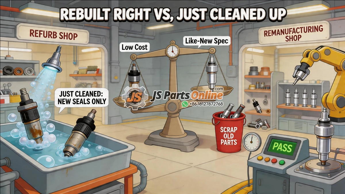 Refurbished vs. Remanufactured Fuel Injectors: A Guide to Rebuilt Components