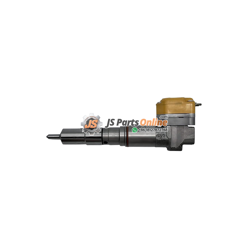 174-7526 20R-0758 Fuel Injector for Caterpillar CAT 3412E 3 - JSpartsonline Diesel fuel injector with yellow solenoid housing and metal body