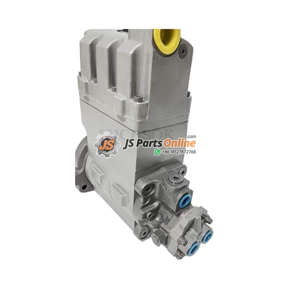 amazon_g0jpg - JSpartsonline Industrial hydraulic power unit with a rugged aluminum housing and multiple blue port fittings